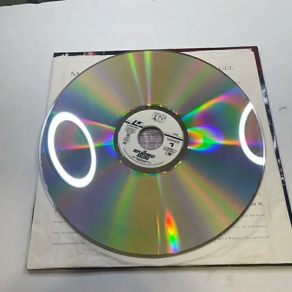 The Replacement Killers (1998) Laserdisc NTSC Widescreen John Woo Chow Yun-Fat